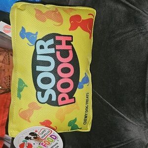 Sour Pooch Chewy Dog Treats TOY W SQUEAKER